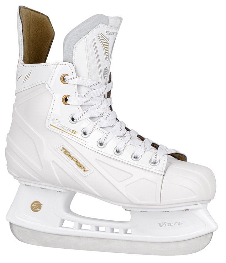 Tempish dámske hokejové korčule VOLT-S LADY biela/zlatá 43 - rozbalené